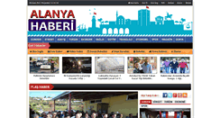 Desktop Screenshot of alanyahaberi.com